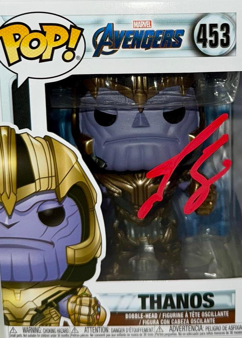 Josh Brolin Signed Funko Pop #453 "Thanos" (Avengers) - SWAU